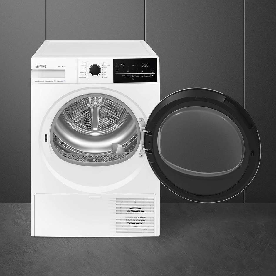 Smeg DNP93SL Asciugatrice a pompa di calore Capacità 9 Kg Classe A+++ Colore Bianco