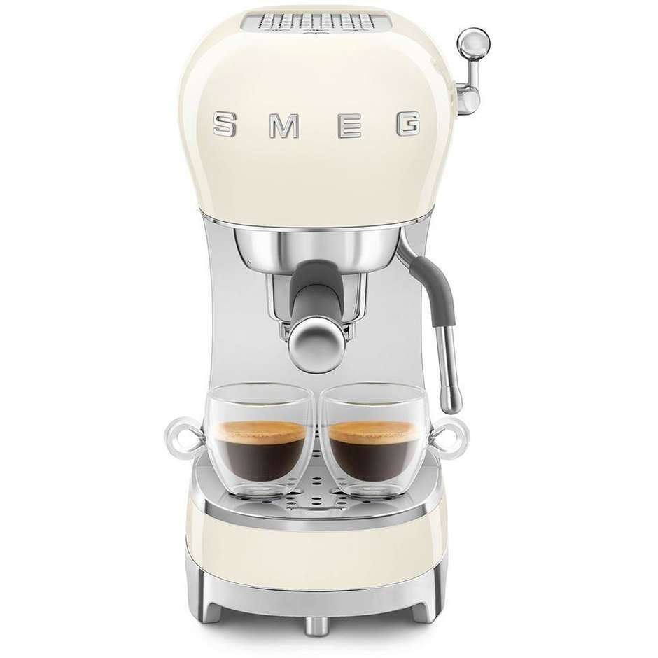 Smeg ECF02CREU Macchina da Caffè Espresso Manuale Anni 50 15 Bar Crema
