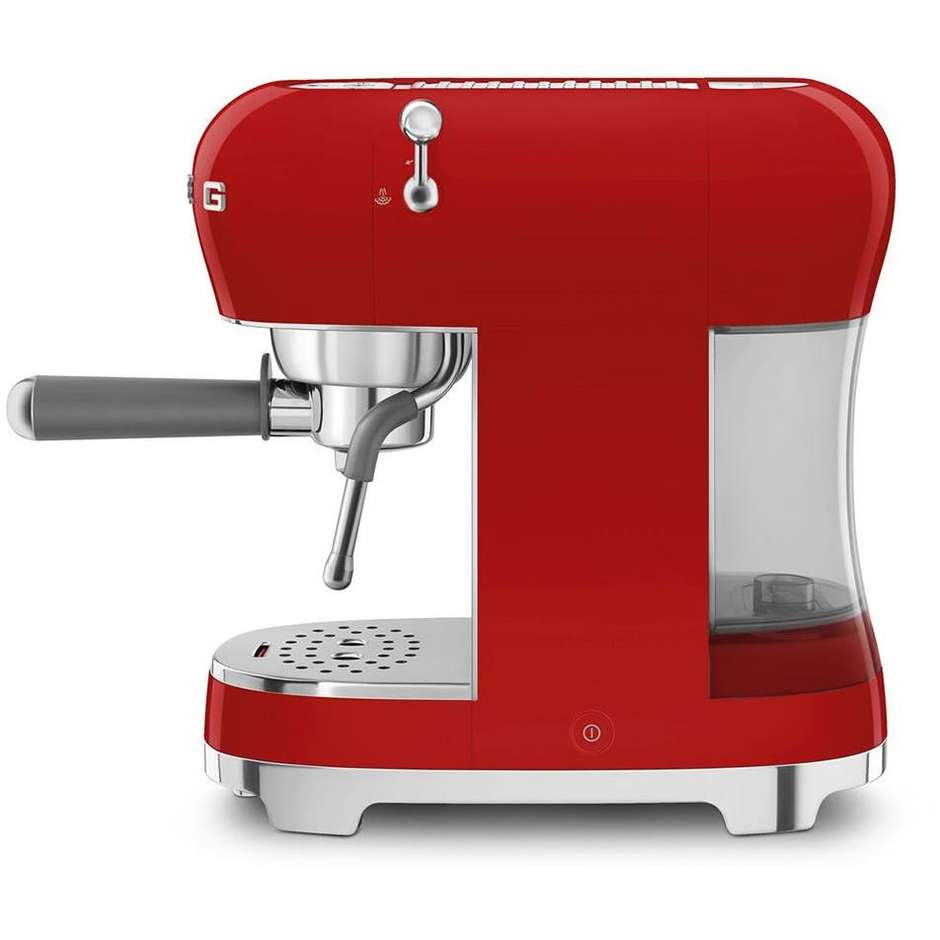 Smeg ECF02RDEU Macchina da Caffè Espresso Manuale 15 bar 1350 W Rosso