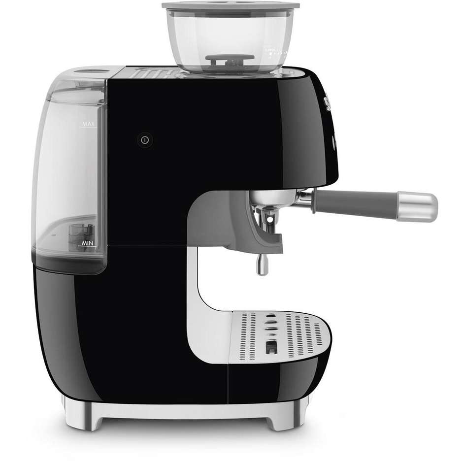 Smeg EGF03BLEU Macchina da Caffe con Macinacaffe Integrato Serbatoio da 1 Lt Potenza 1350 W Colore Nero