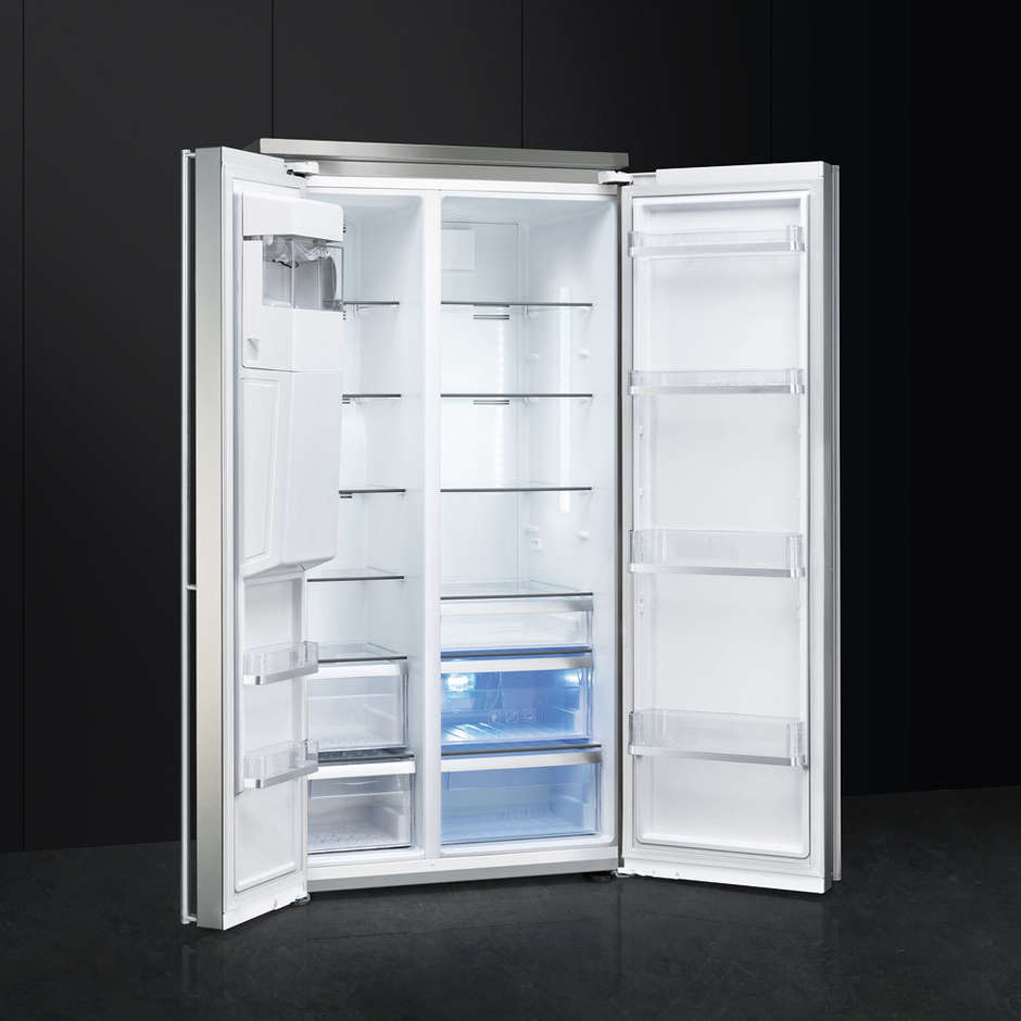 Smeg FA63X frigorifero side by side 528 litri classe A+ Ventilato/No Frost colore inox