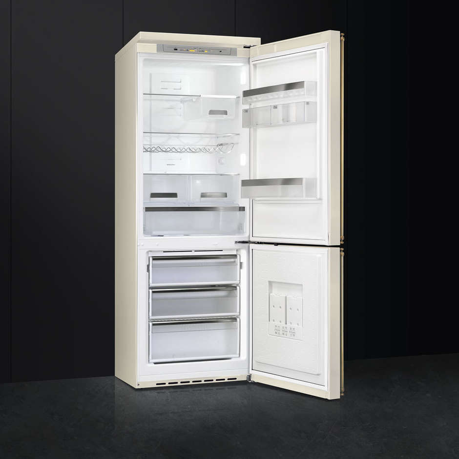 Smeg FA8003P frigorifero combinato 356 litri classe A+ Ventilato/No Frost colore panna