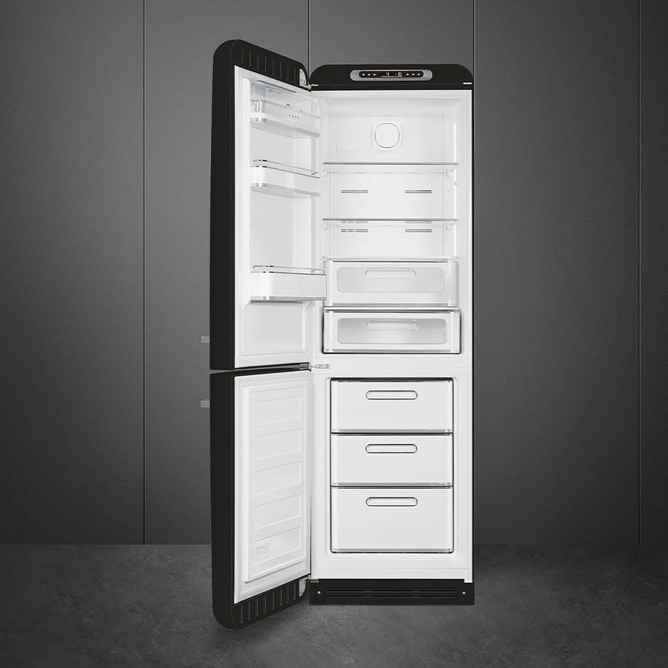 Smeg FAB32LBL3 frigorifero combinato 331 litri classe A+++ Ventilato/No Frost colore nero