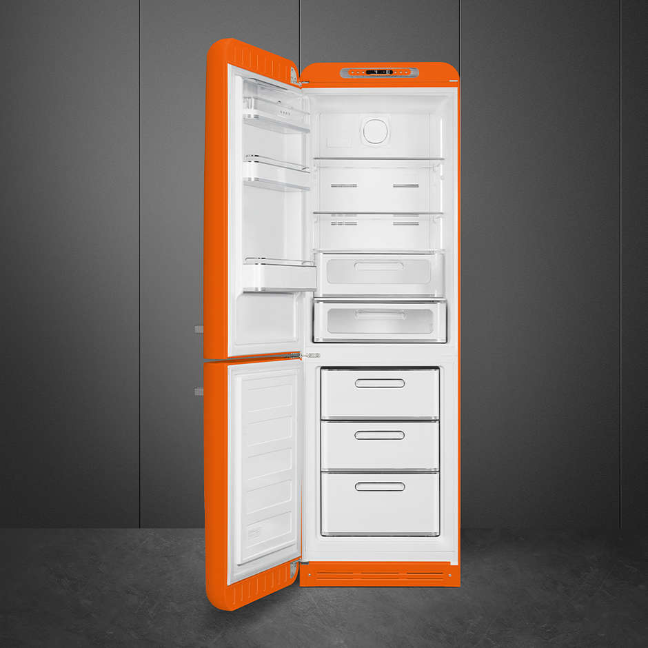 Smeg FAB32LOR3 frigorifero combinato 331 litri classe A+++ Ventilato/No Frost colore arancione