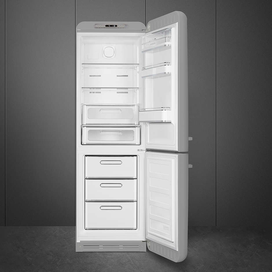 Smeg FAB32RSV3 frigorifero combinato 331 litri classe A+++ Ventilato/No Frost colore argento