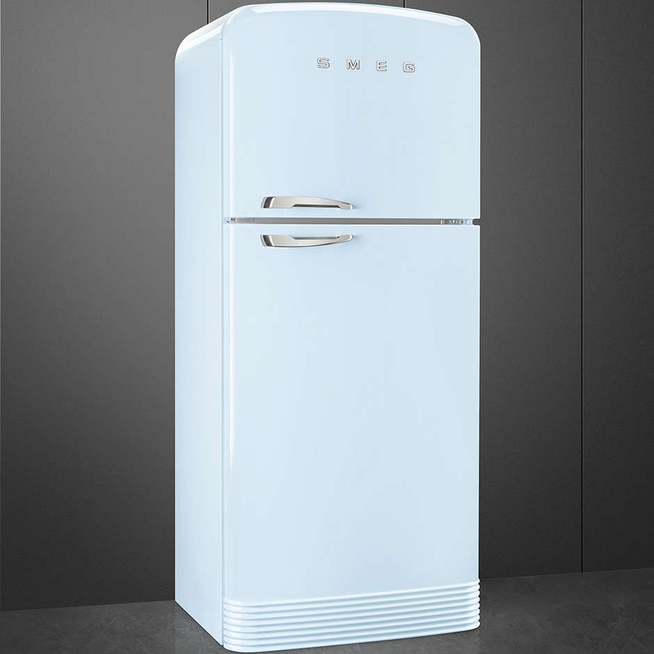 Smeg FAB50RPB frigorifero doppia porta 412 litri classe A++ Total No Frost colore azzurro