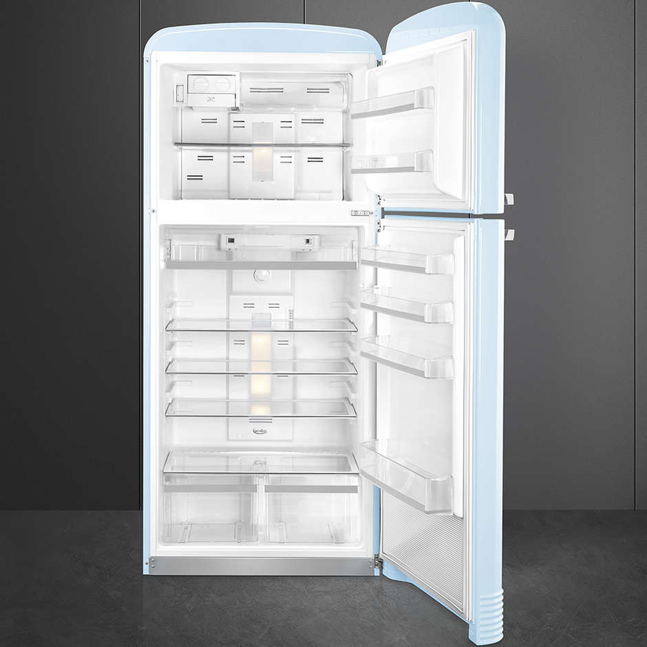 Smeg FAB50RPB frigorifero doppia porta 412 litri classe A++ Total No Frost colore azzurro