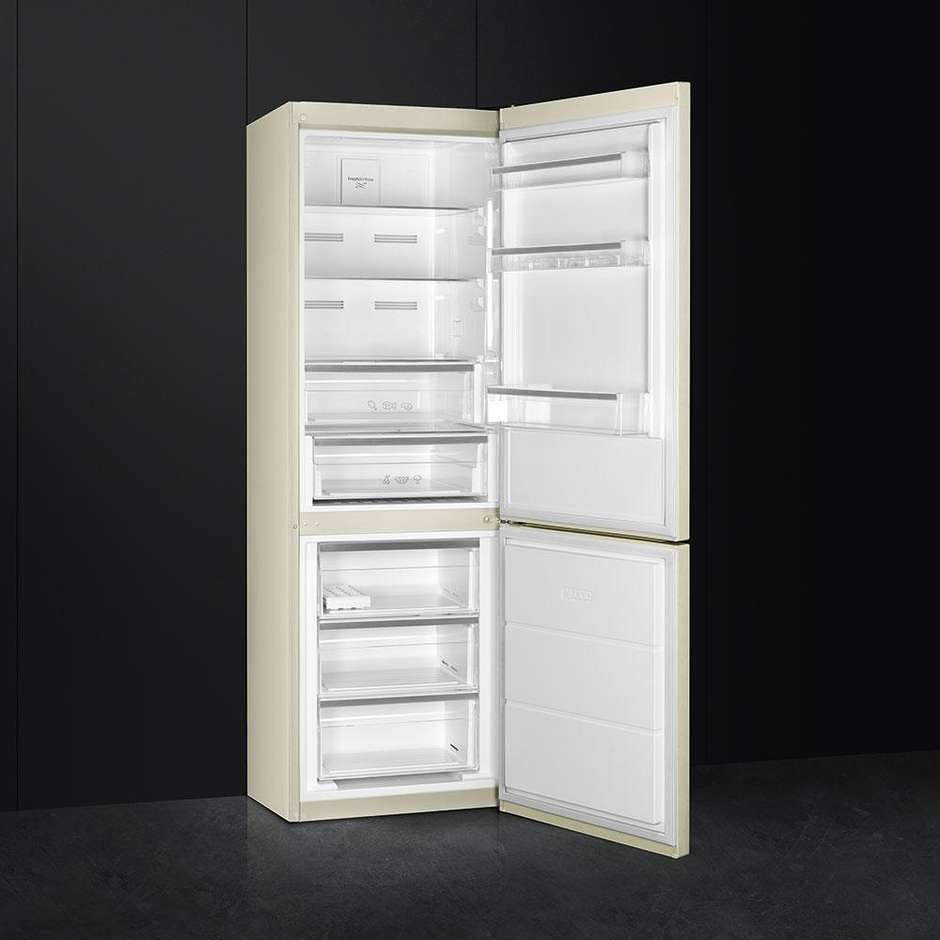 Smeg FC182PMNE frigorifero combinato 346 litri classe A++ No Frost colore marmo