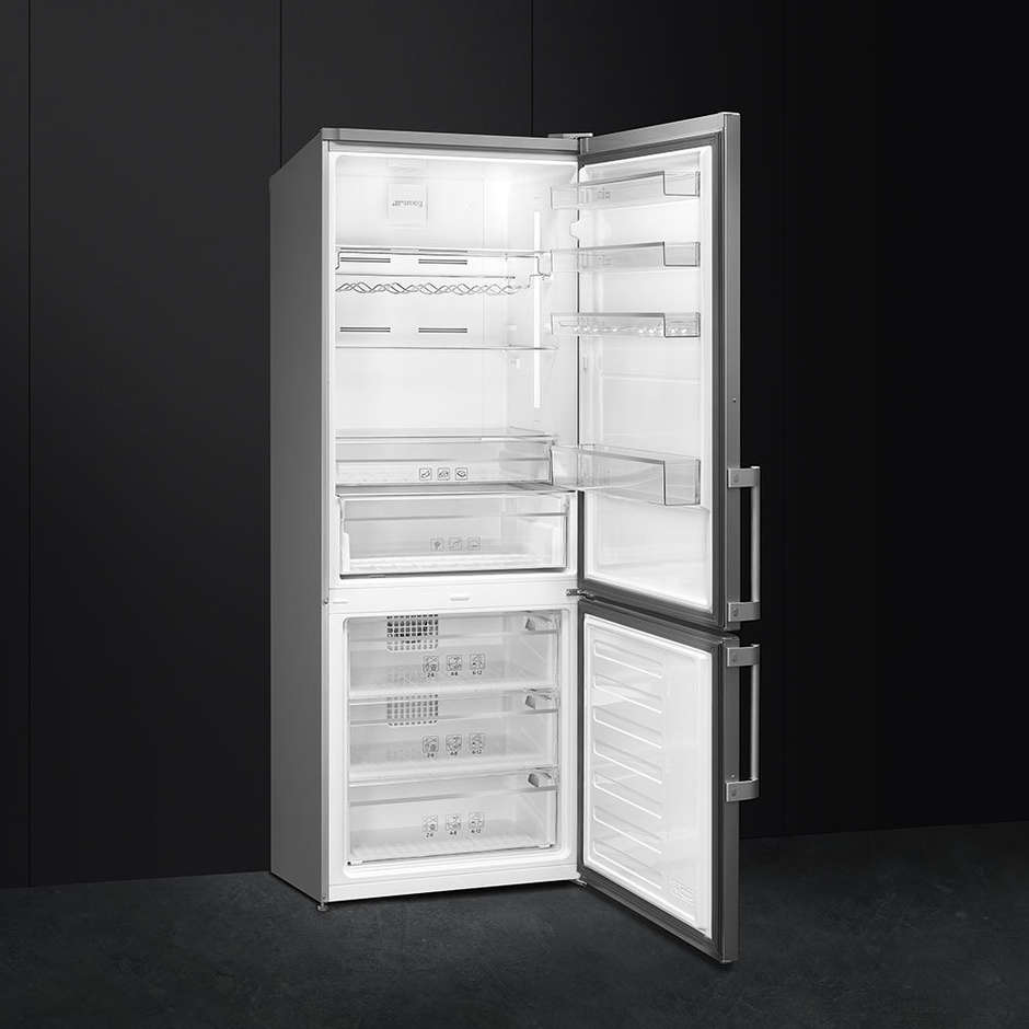 Smeg FC450X2PE frigorifero combinato 454 litri classe A++ No Frost colore inox
