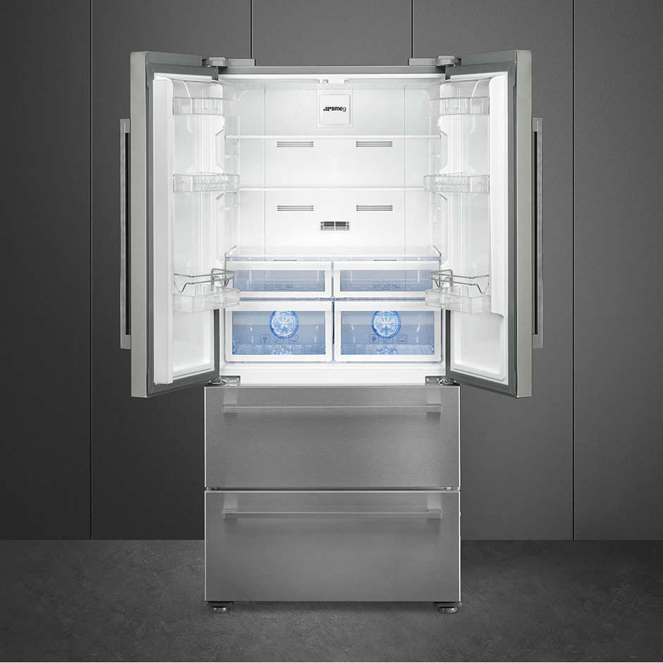 Smeg FQ55FXE1 frigorifero side by side 539 litri classe A+ Total No Frost colore inox