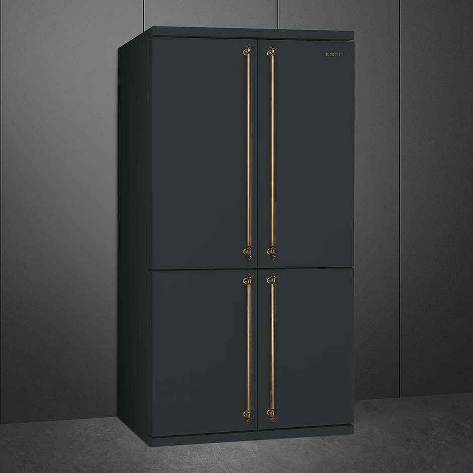 Smeg FQ60CAO frigorifero side by side 541 litri classe A+ Ventilato/No Frost colore antracite