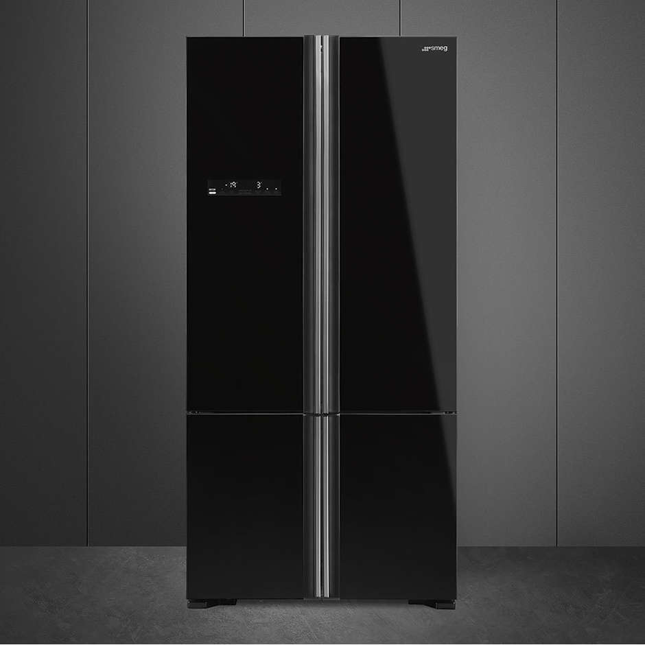 Smeg FQ70GBE frigorifero side by side 590 litri classe A+ Ventilato/No Frost colore nero