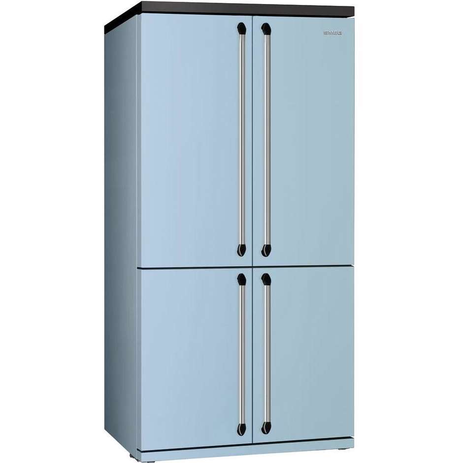 Smeg FQ960PB frigorifero side by side 541 litri classe A+ Ventilato/No Frost colore azzurro