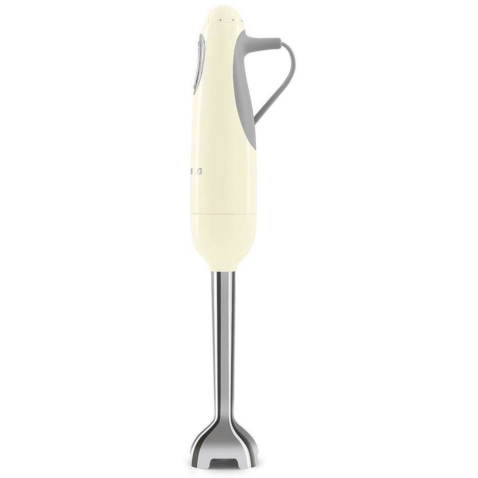 Smeg HBF03CREU frullatore a immersione con accessori 50's Style, 700 W, panna lucido