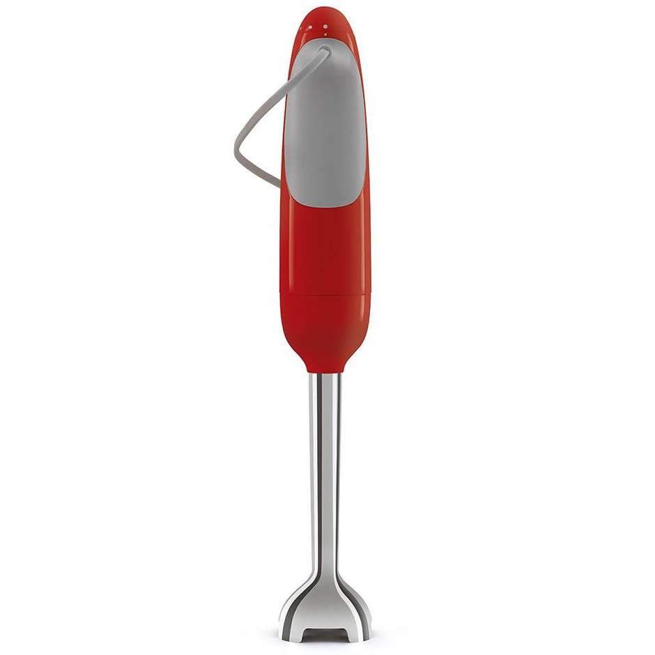 Smeg HBF03RDEU Frullatore a Immersione 700 W con Caraffa Graduata 1,4 L, Tritatutto e Frusta a Filo, Rosso