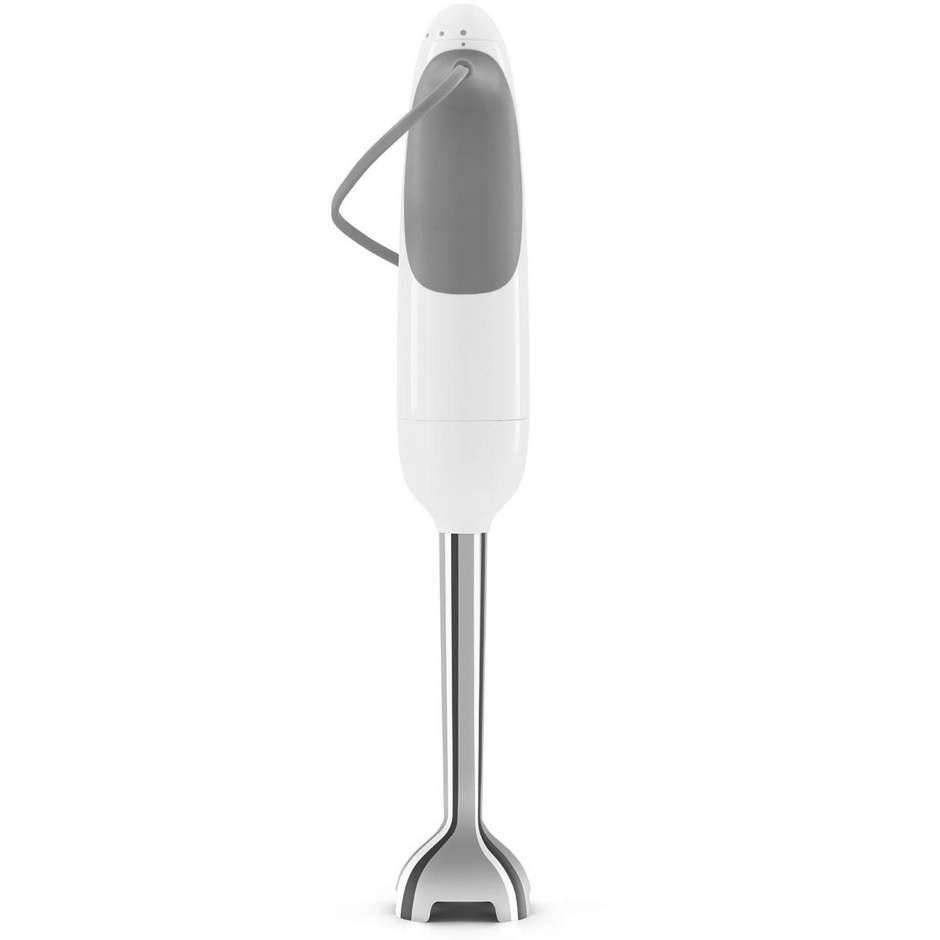 Smeg HBF03WHEU Frullatore ad Immersione 50's Style 700 W Set Completo con Accessori Finitura Bianco Lucido