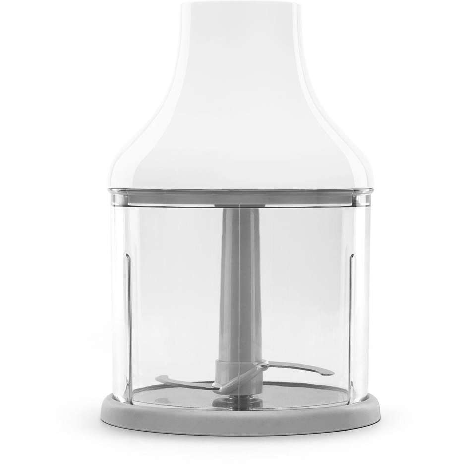 Smeg HBF03WHEU Frullatore ad Immersione 50's Style 700 W Set Completo con Accessori Finitura Bianco Lucido