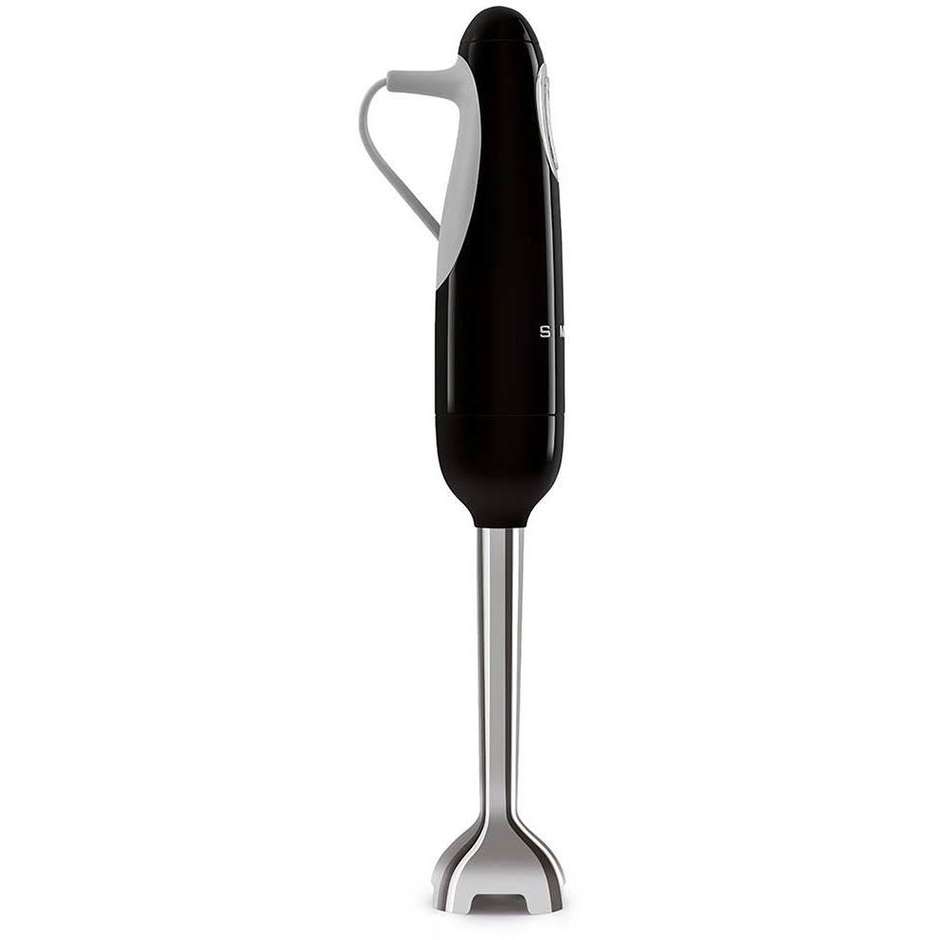 Smeg HBF11BLEU Frullatore a immersione 700 W con Turbo, nero lucido