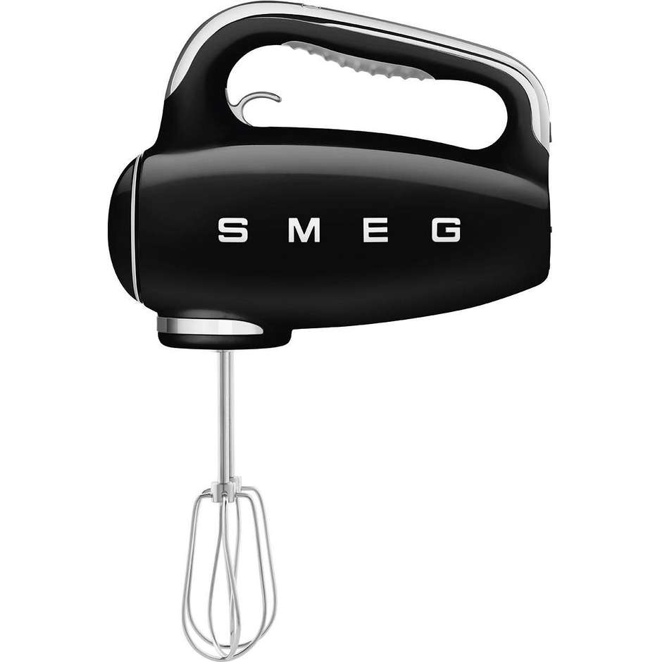 Smeg HMF01BLEU Sbattitore Elettrico 250 W 9 Velocità Nero
