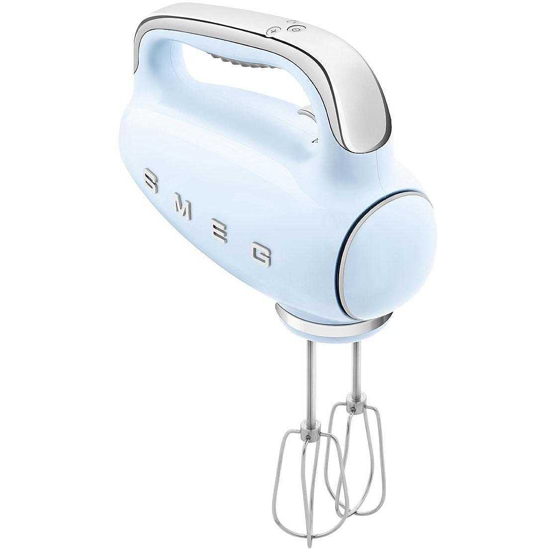 Sbattitore Elettrico Smeg 250W - 9 Velocit&agrave;, Verde Pastello, Con Fruste E Ganci Impastatori