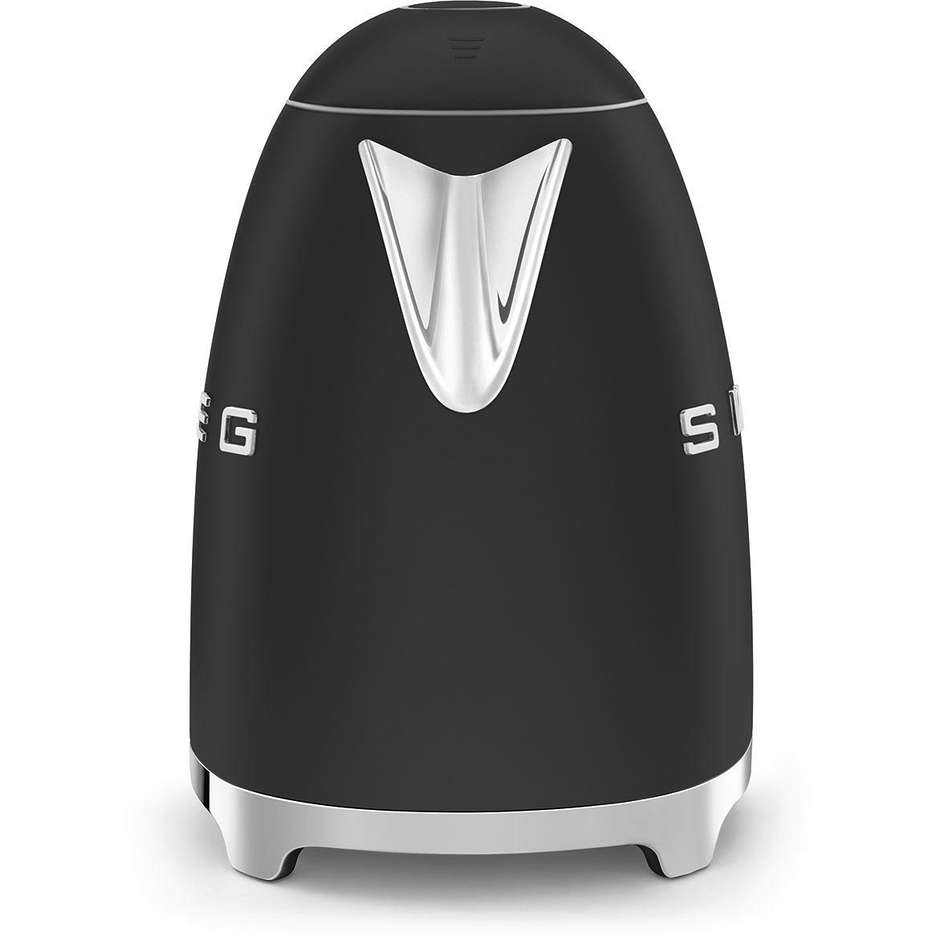 Smeg KLF03BLMEU Bollitore Elettrico Capacita 1.7 Lt Base Antiscivolo e Avvolgicavo Integrato Potenza 2400 W Colore Nero