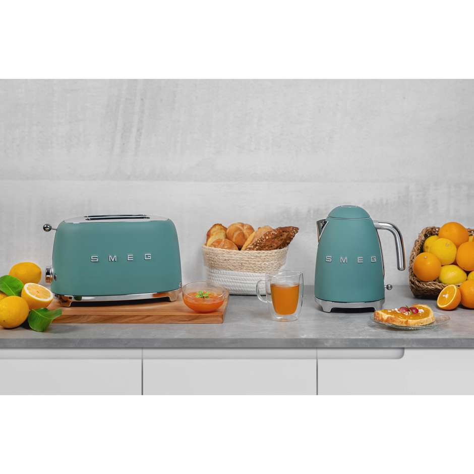 Smeg KLF03EGMEU Bollitore Elettrico Capacitàa 1.7 Lt Potenza 2400 W Colore Verde smeraldo