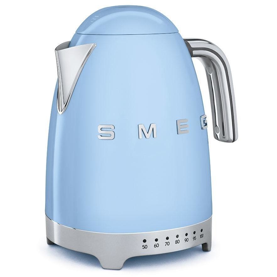 Smeg KLF04PBEU Bollitore Elettrico 1,7 L 2400 W Azzurro con Display LED