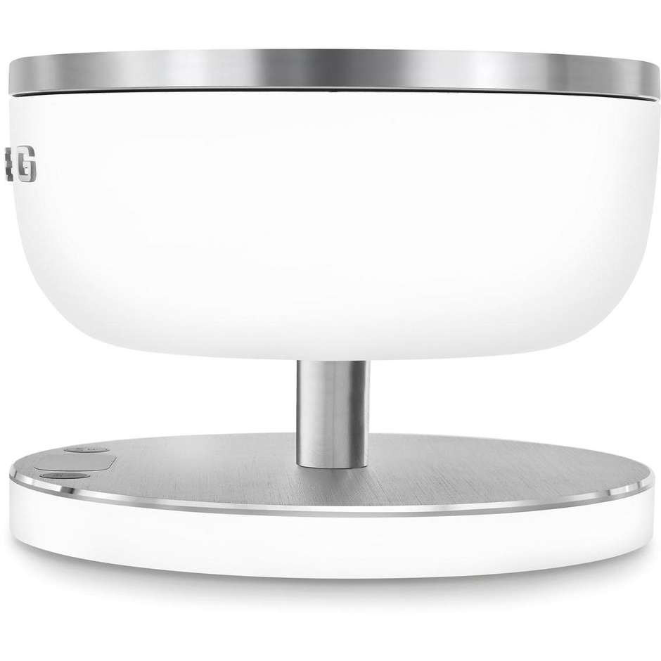 Smeg KSC01WHMWW Bilancia da cucina digitale 5 kg, ciotola 1,8 L, bianco opaco