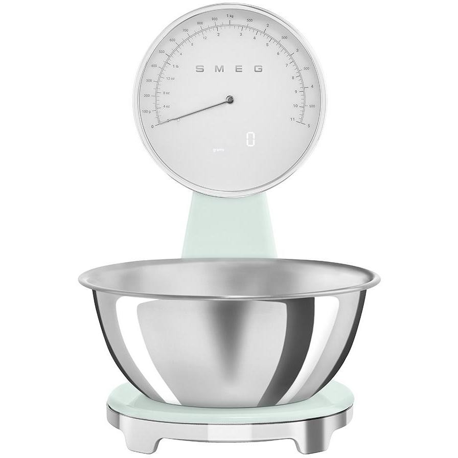 Smeg KSF01PGWW Bilancia da cucina analogica Colore Verde pastello