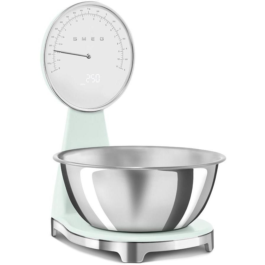Smeg KSF01PGWW Bilancia da cucina analogica Colore Verde pastello