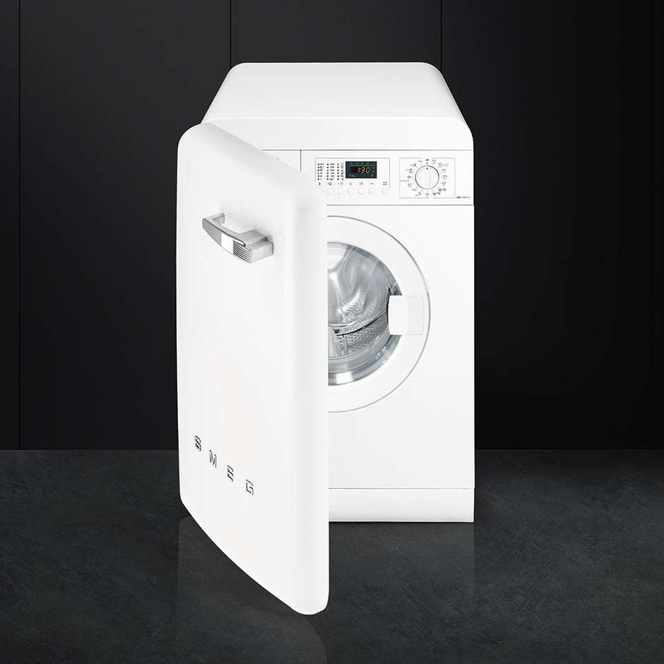 Smeg LBB14WH-2 lavatrice carica frontale con porta 7 Kg 1400 giri classe A++ colore bianco