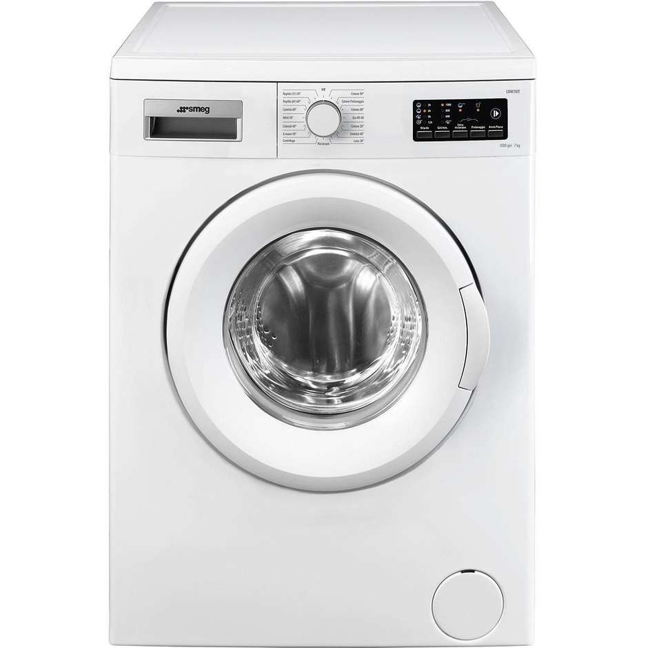 Smeg LBW70IT Lavatrice Caricamento frontale Capacita 7 kg 1000 Giri/min Classe D Colore Bianco