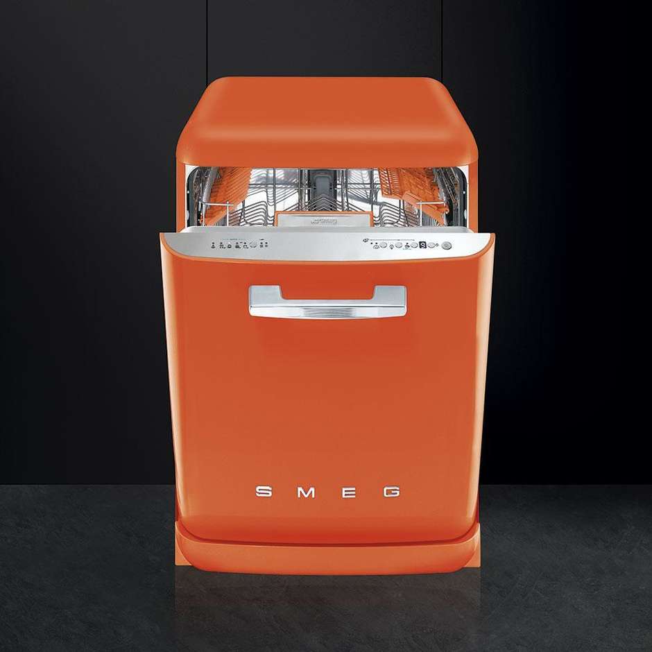 Smeg LVFABOR lavastoviglie 13 coperti 10 programmi classe A+++ colore arancione