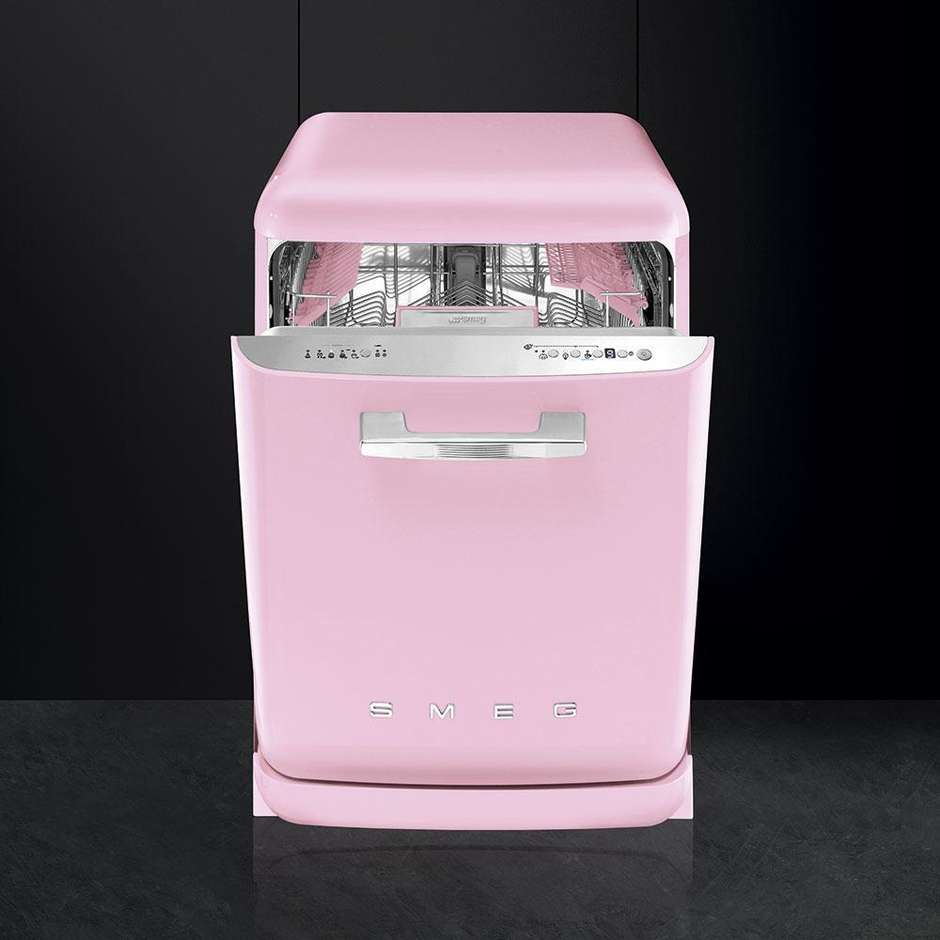 Smeg LVFABPK lavastoviglie 13 coperti 10 programmi classe A+++ colore rosa
