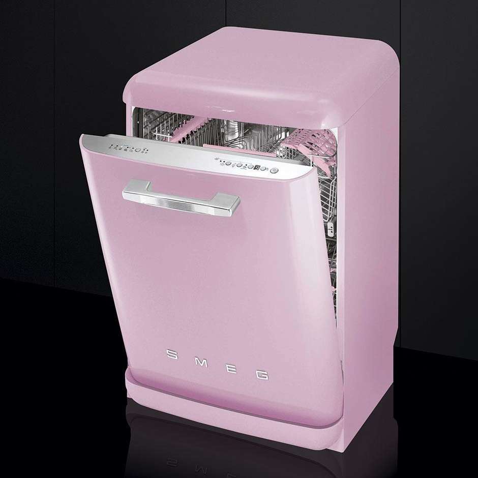 Smeg LVFABPK lavastoviglie 13 coperti 10 programmi classe A+++ colore rosa