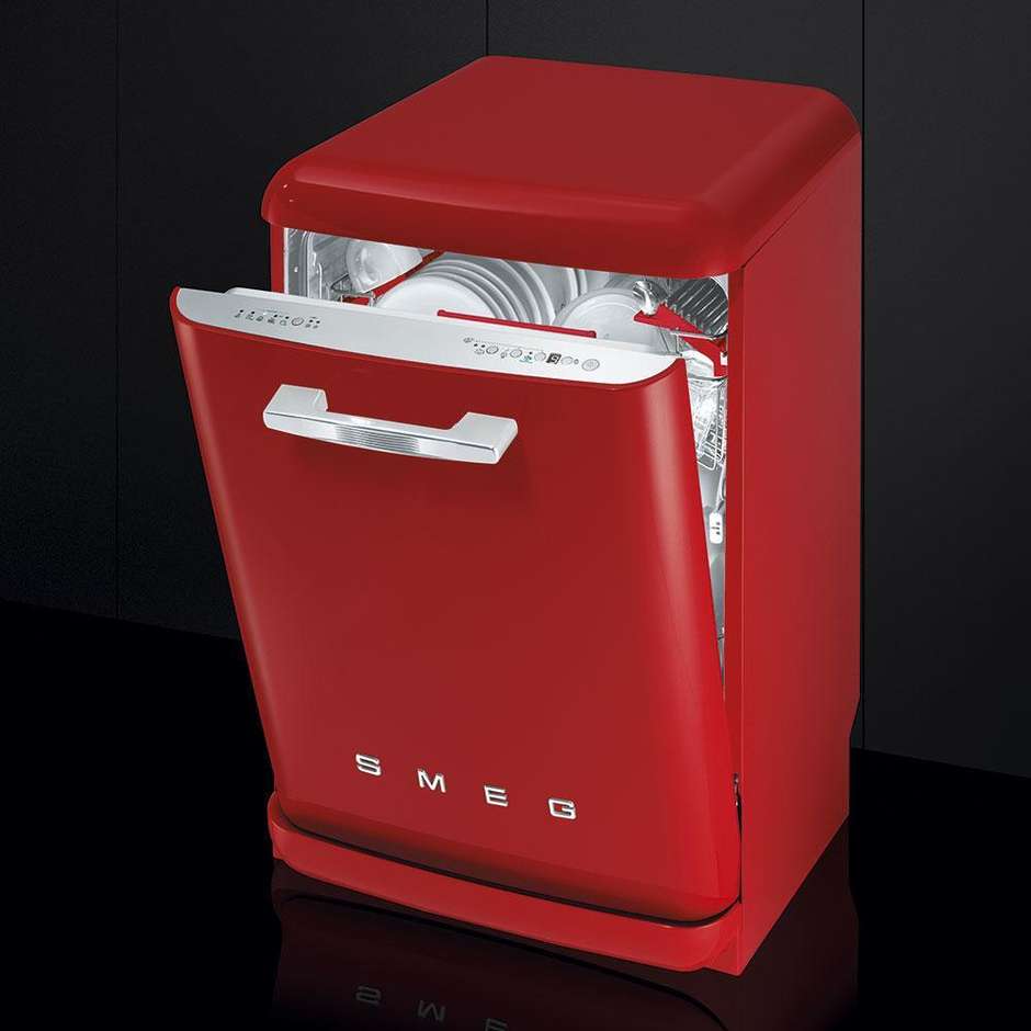Smeg LVFABRD lavastoviglie 13 coperti 10 programmi classe A+++ colore rosso