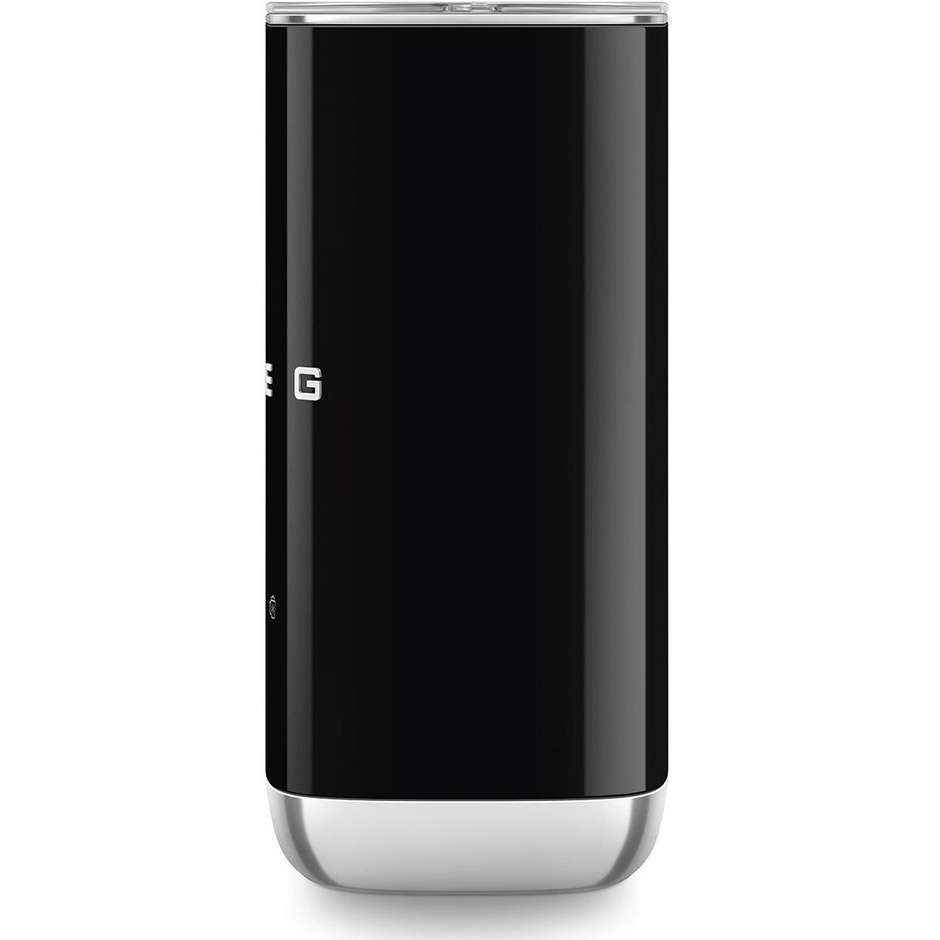 Smeg MFF02BLEU montalatte 500 W, nero, schiuma 120 ml