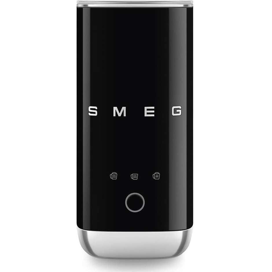 Smeg MFF02BLEU Montalatte Elettrico 3 Funzioni 500 W Nero/Cromo
