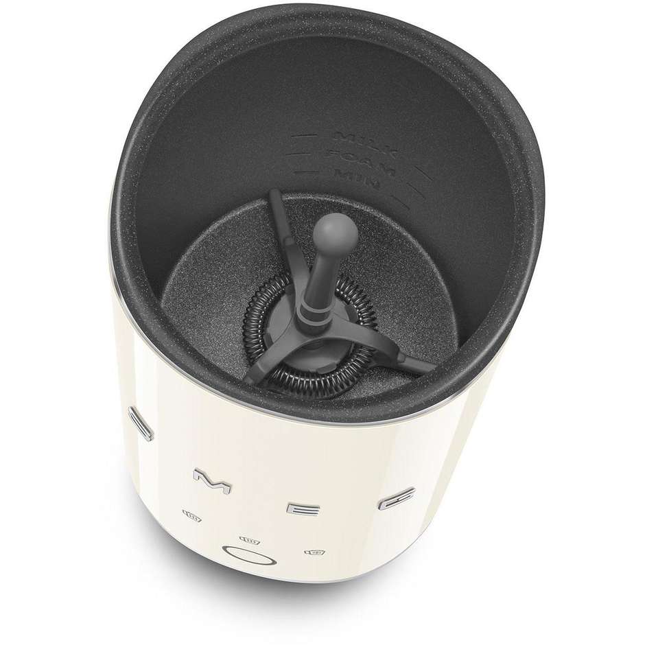 Smeg MFF02CREU montalatte 500 W, crema, schiuma 120 ml