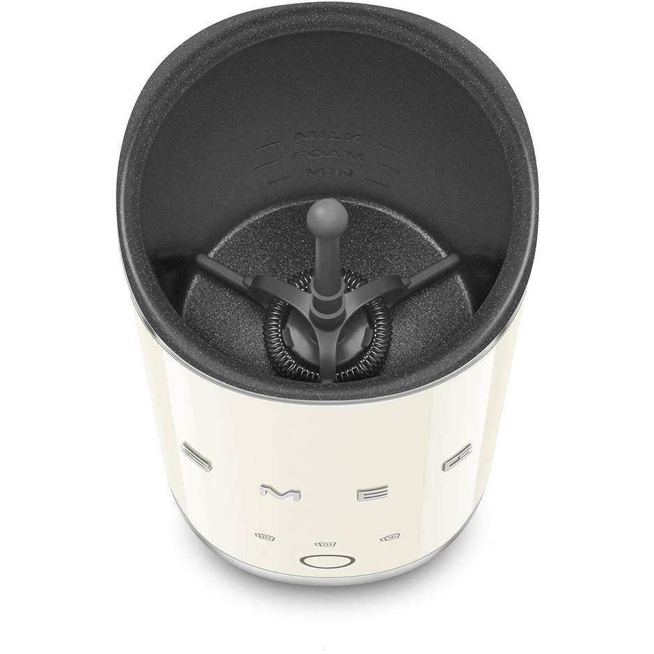 Smeg MFF02CREU Montalatte Elettrico 3 Funzioni 500W Colore Crema/Cromo
