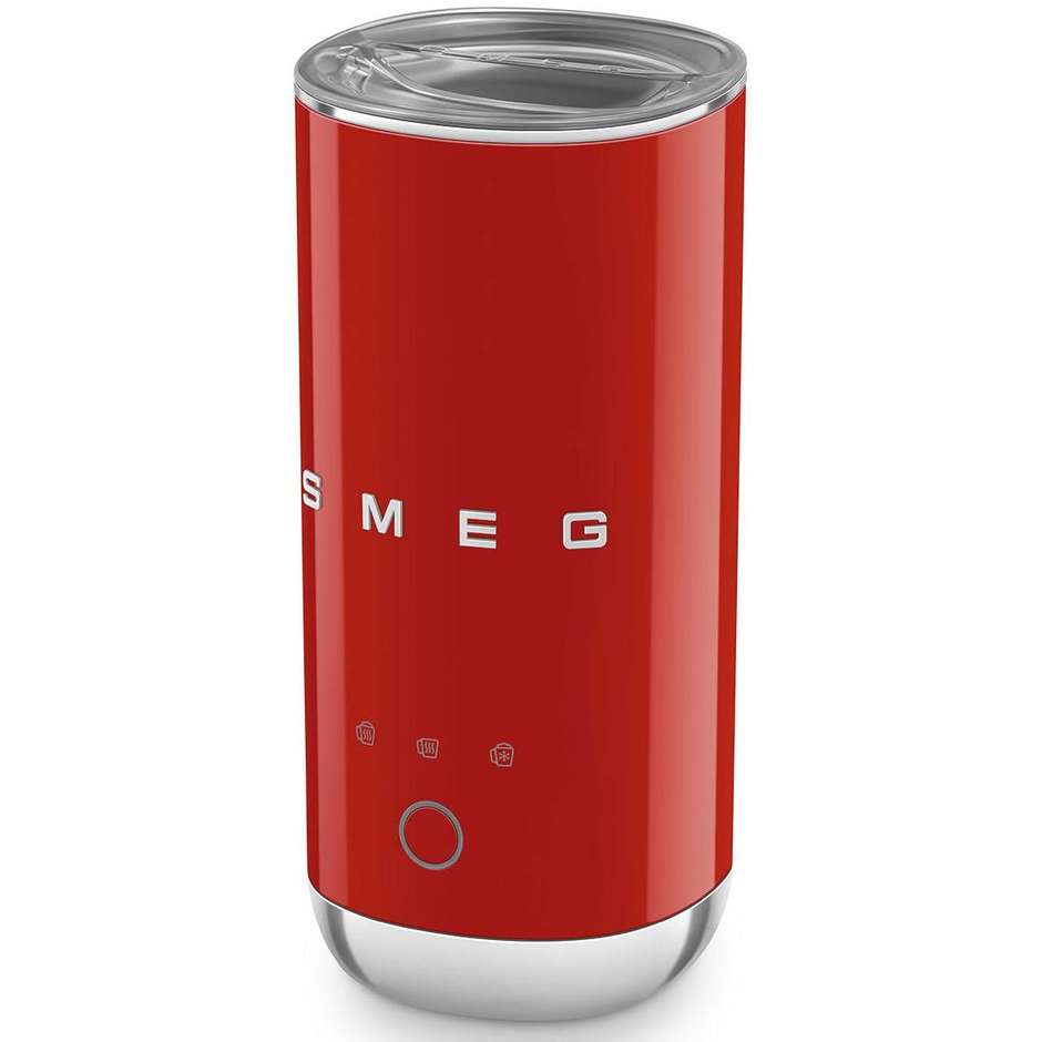 Smeg MFF02RDEU Montalatte Elettrico 3 Funzioni 500 W Colore Rosso