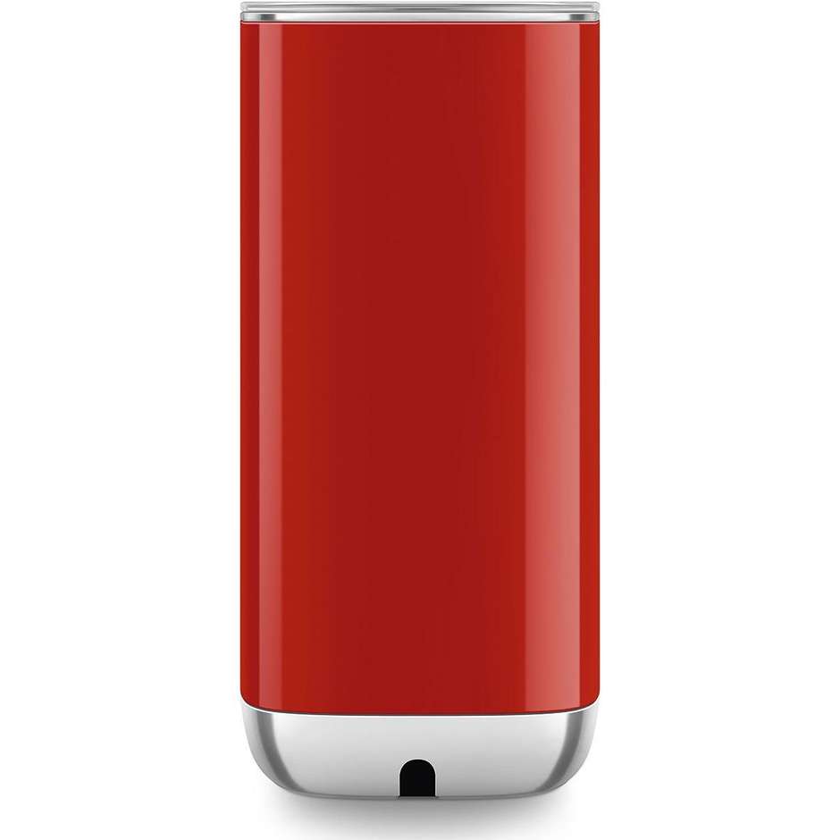 Smeg MFF02RDEU Montalatte Elettrico 500 W, 3 Funzioni Latte Caldo e Schiuma Calda/Fredda, 180 ml, Rosso