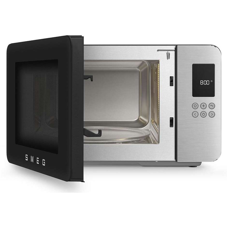 Smeg MOC01BLMEU Forno a Microonde Combinato con Grill 900 W Cavità 29 L 1450 W Nero