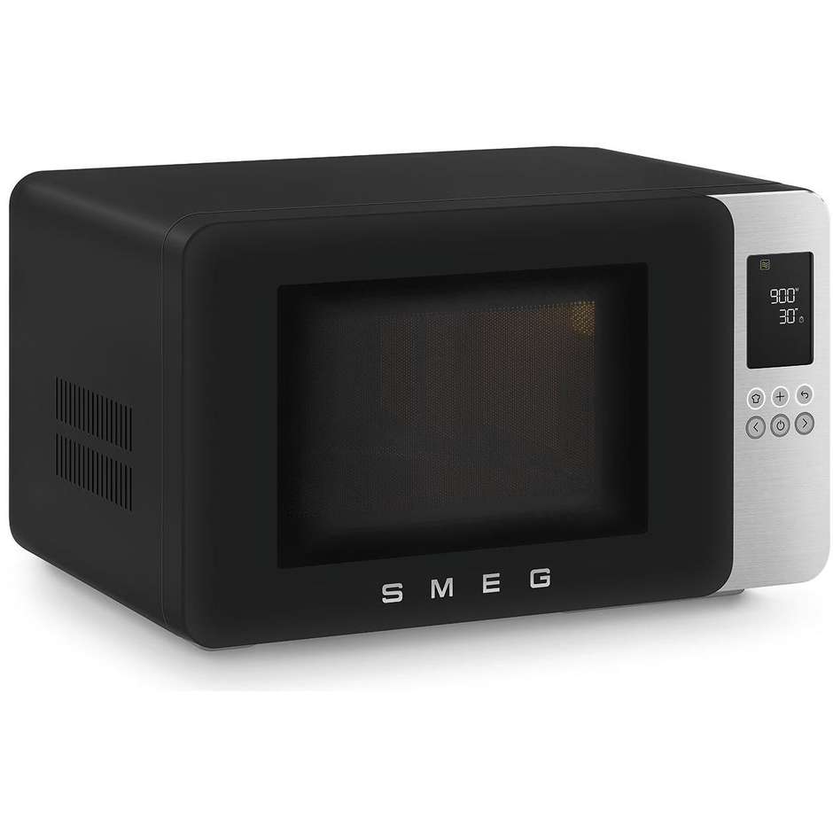 Smeg MOC01BLMEU Forno a Microonde con Grill 20-25 Litri Nero