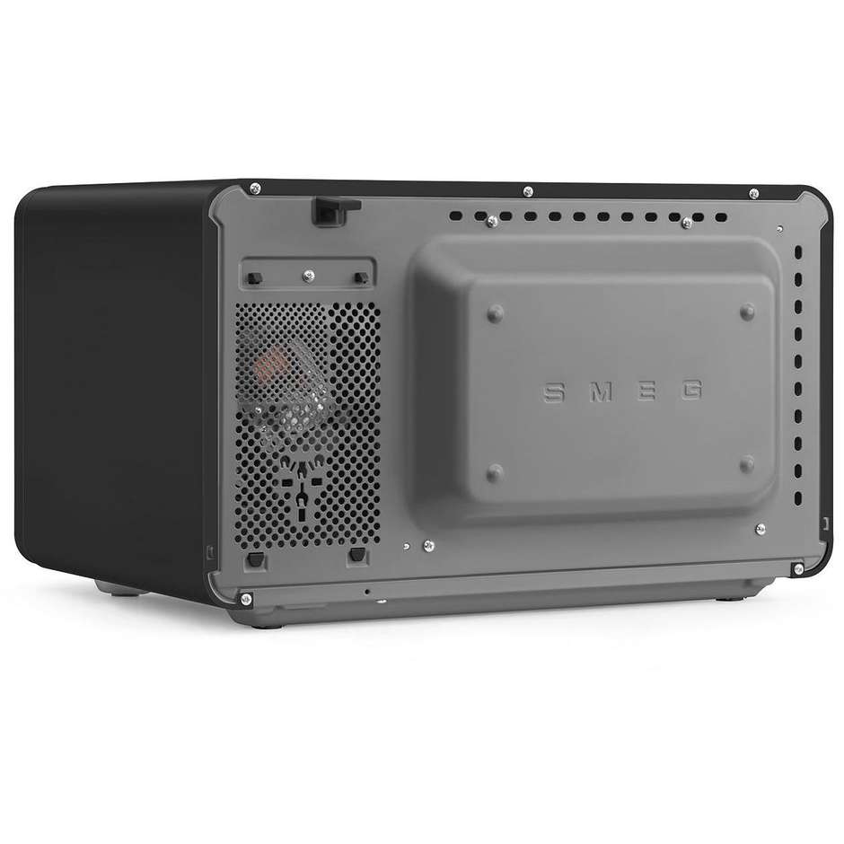 Smeg MOC01BLMEU Forno a Microonde con Grill 20-25 Litri Nero