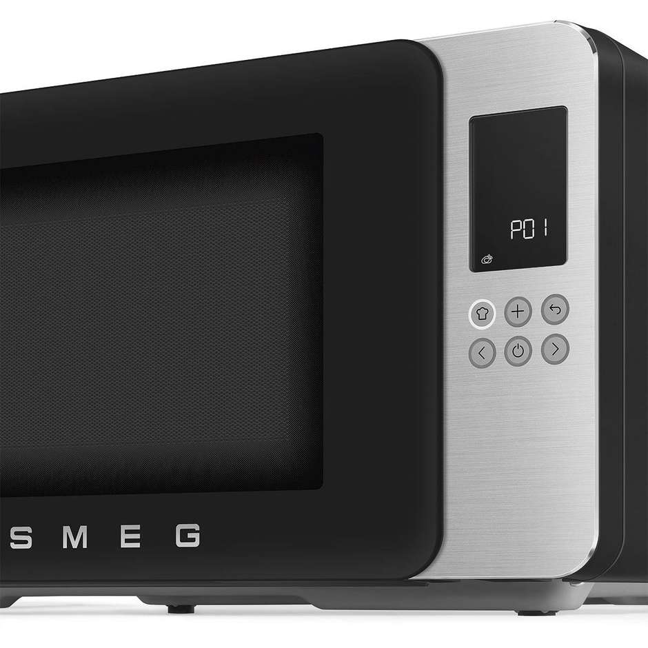 Smeg MOC01BLMEU microonde con grill 29 L, 900 W, nero