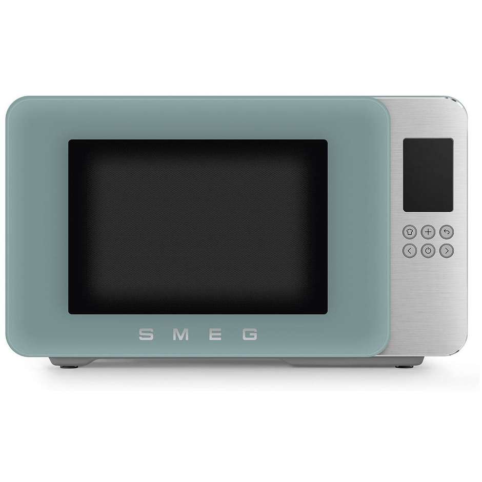 Smeg MOC01EGMEU Forno Microonde con Grill 29 L 900 W Grill 1000 W Verde Smeraldo Opaco 50s Style