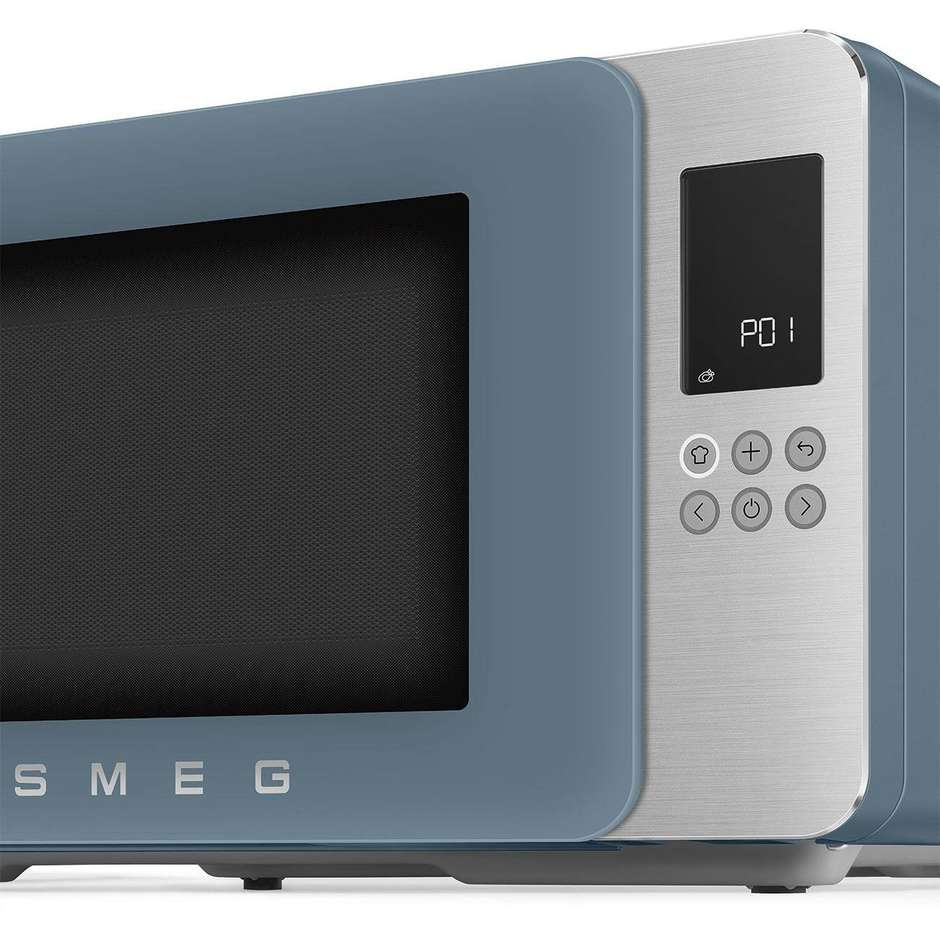 Smeg MOC01SBMEU Forno a Microonde con Grill al Quarzo 29 L 900 W Inverter Storm Blue