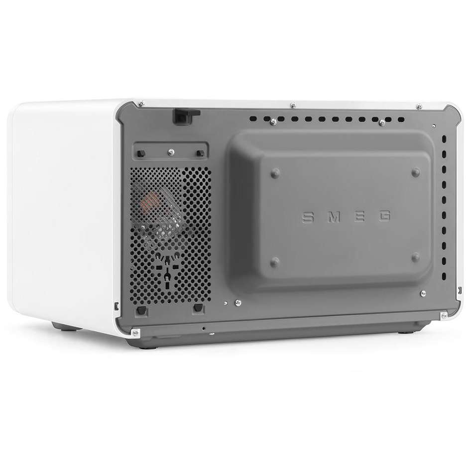 Smeg MOC01WHMEU Forno Microonde con Grill 29 L 900 W Grill 1000 W Bianco Opaco 50s Style