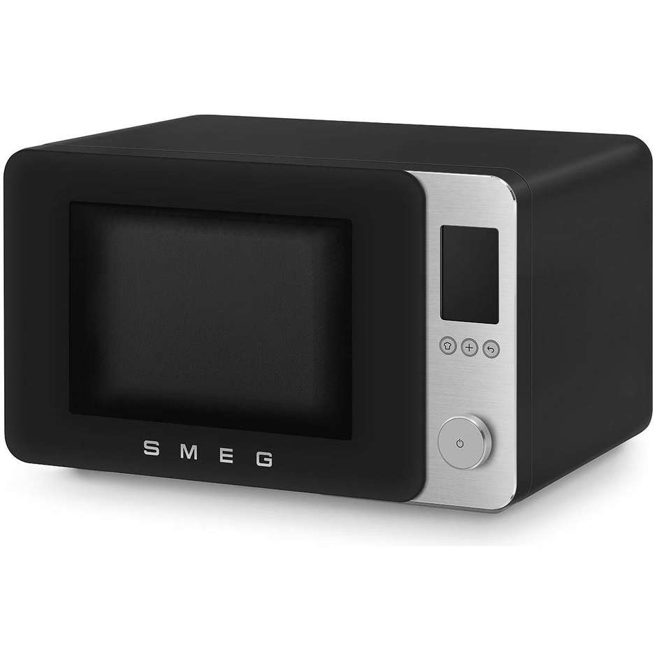 Smeg MOC02BLMEU Forno Microonde Combinato Nero 27L